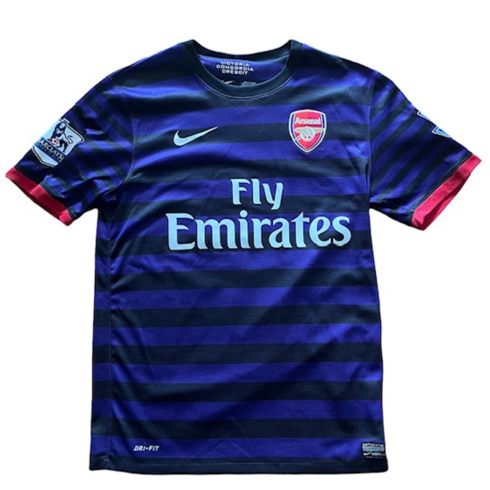 Arsenal Away Jersey 2012/13 Arteta 8 Nike Authentic Small